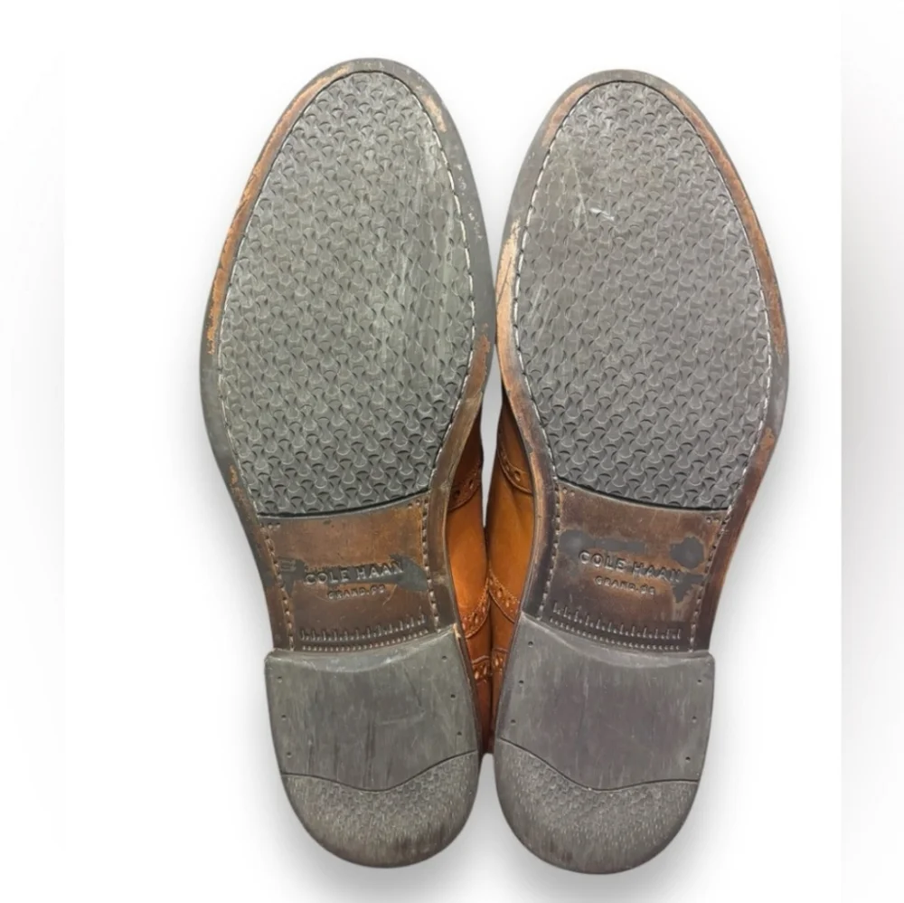COLE HAAN Lewis Grand 2.0 Wing Tip Oxford- British Tan